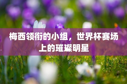 梅西领衔的小组，世界杯赛场上的璀璨明星洛阳市法福文化传播有限公司