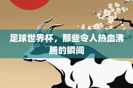 足球世界杯，那些令人热血沸腾的瞬间
