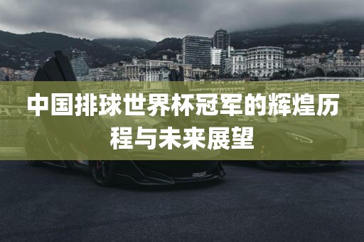 中国排球世界杯冠军的辉煌历程与未来展望洛阳市法福文化传播有限公司