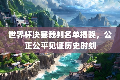 世界杯决赛裁判名单揭晓，公正公平见证历史时刻洛阳市法福文化传播有限公司