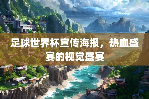 足球世界杯宣传海报，热血盛宴的视觉盛宴