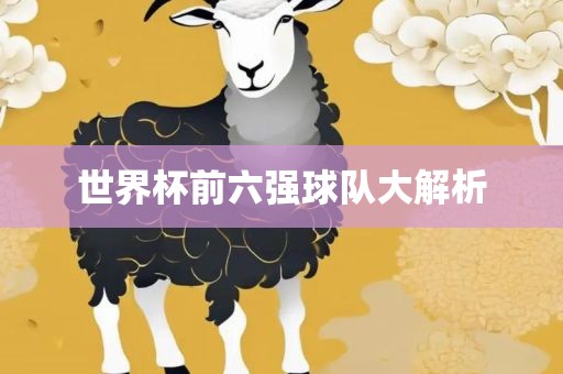 世界杯前六强球队大解洛阳市法福文化传播有限公司析