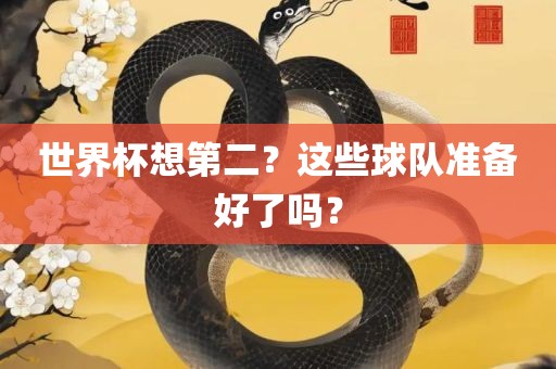 世界杯想第二？洛阳市法福文化传播有限公司这些球队准备好了吗？