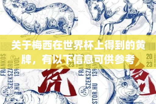 关于梅西在世界杯上得到的黄牌，有以下信息可供参考