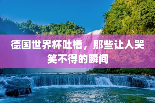 德国世界杯吐槽，那些让人哭笑不得的瞬间洛阳市法福文化传播有限公司