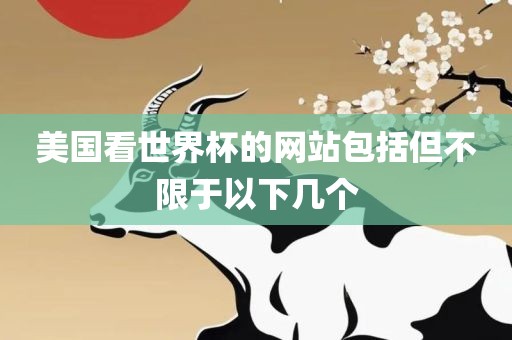 美国看世界杯的网站包括但不限于以下几个