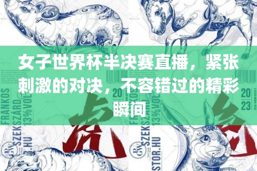 女子世界杯半决赛直播，紧张刺激的对决，不容错过的精彩瞬间