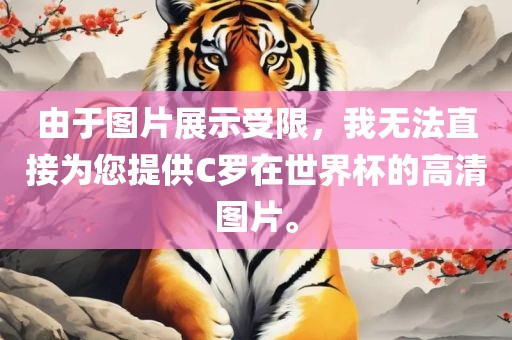 由于图片展示受限，我无法直接为您提供C罗在世界杯的高清图片。