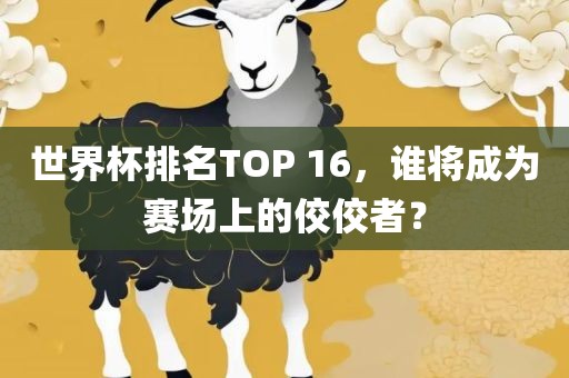 世界杯排名TOP 16，谁将成为赛场上的佼佼者？