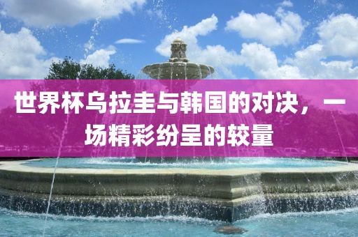 世界杯乌拉圭与韩国的对洛阳市法福文化传播有限公司决，一场精彩纷呈的较量