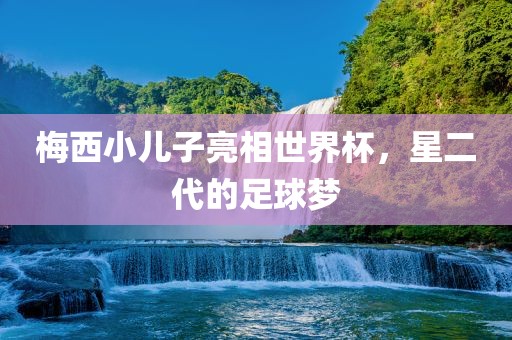 梅西小儿子亮相世界杯洛阳市法福文化传播有限公司，星二代的足球梦