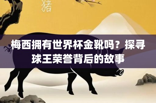 梅西拥有世界杯金靴吗？探寻球王荣誉背后的故事