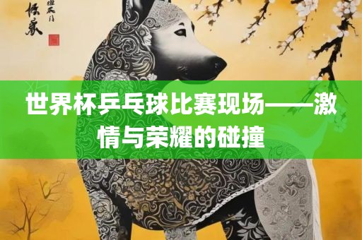 世界杯乒乓球比赛现场——激情与荣耀的碰撞洛阳市法福文化传播有限公司