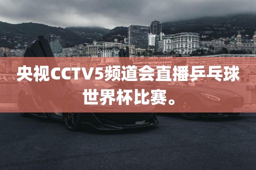央视CCTV5频道会直播乒乓球世界杯比赛。