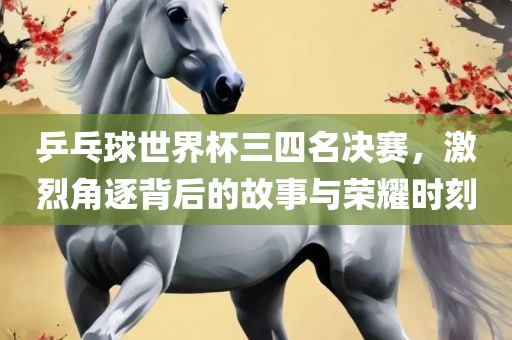 乒乓球世界杯三四名决赛，激烈角逐背后的故事与荣耀时刻洛阳市法福文化传播有限公司