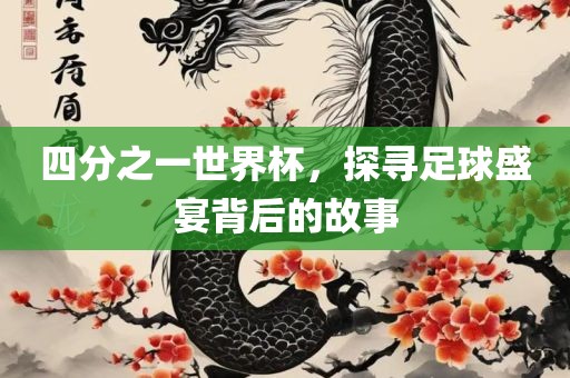 四分之一世界杯，探寻足球盛宴背后的故事