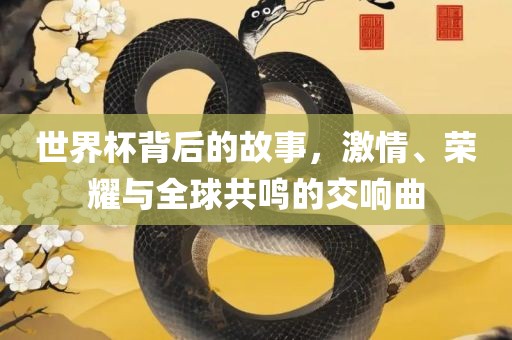 世界杯背后的故事，激情、荣耀与全球共鸣的交响曲