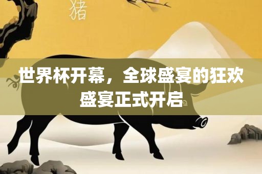 世界杯开幕，全球盛宴的狂欢盛宴正式开启