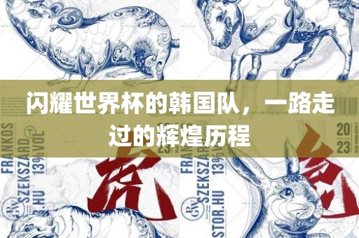 闪耀世界杯的韩国队，一路走过的辉煌历程