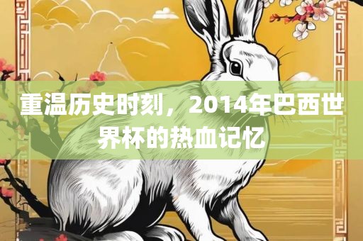 重温历史时刻，2014年巴西世界杯的热血记忆