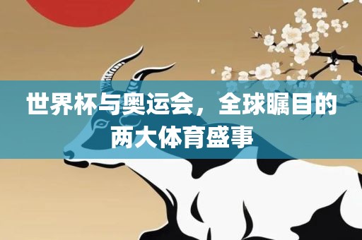 世界杯与奥运会，全球瞩目的两大体育盛事