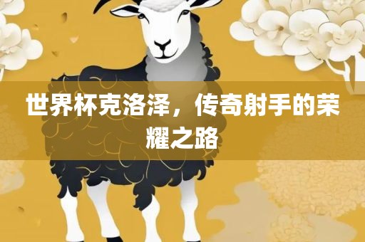 世界杯克洛泽，传奇射手的荣耀之路