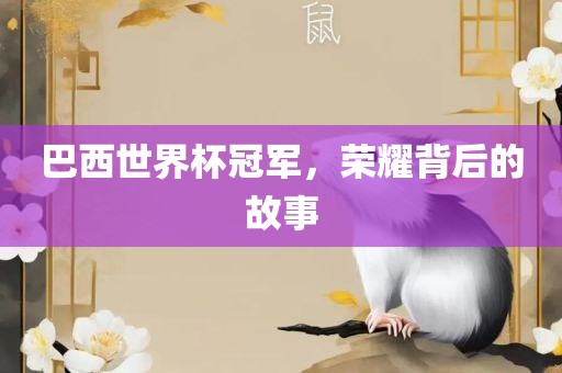 巴西世界杯冠军，荣耀背后的故事