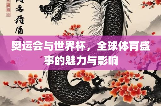 奥运会与世界杯，全球体育盛事的魅力与影响