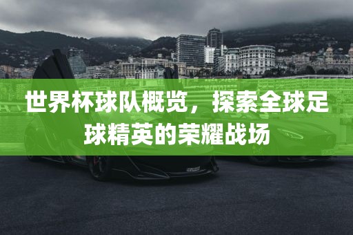 世界杯球队概览，探索全球足球精英的荣耀战场