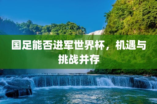 国足能否进军世界杯，机遇与挑战并存