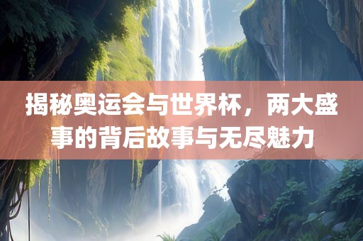 揭秘奥运会与世界杯，两大盛事的背后故事与无尽魅力洛阳市法福文化传播有限公司