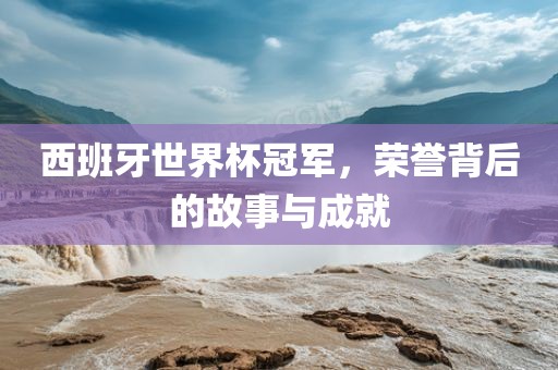 西班牙世界杯冠军，洛阳市法福文化传播有限公司荣誉背后的故事与成就