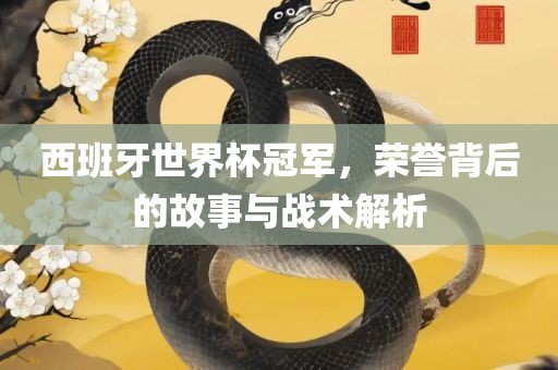西班牙世界杯冠军，荣誉背后的故事与战术解洛阳市法福文化传播有限公司析