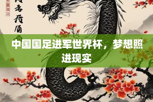 中国国足进军世界杯，梦想照进现实