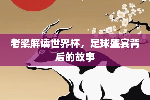 老梁解读世界杯，足球盛宴背后的故事