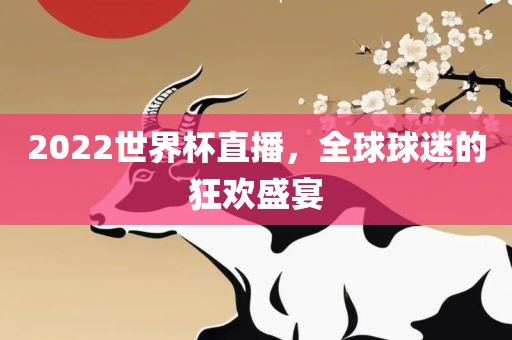 2022世界杯直播，全球球迷的狂欢盛宴洛阳市法福文化传播有限公司