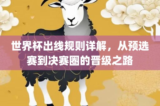 世界杯出线规则详解，从预选赛到决赛圈的晋级之路