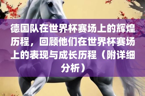 德国队在世界杯赛场上的辉煌历程，回顾他们在世界杯赛场上的表现与成长历程（附详细分析）洛阳市法福文化传播有限公司