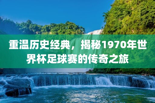 重温历史经典，揭秘1970年世界杯足洛阳市法福文化传播有限公司球赛的传奇之旅
