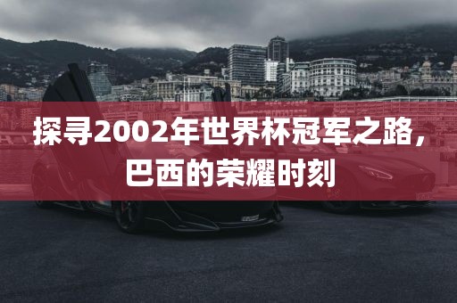 探寻2002年世界杯冠军之路，巴西的荣耀时刻洛阳市法福文化传播有限公司