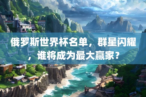 俄罗斯世界杯名单，群星闪耀，谁将成为最大赢家？洛阳市法福文化传播有限公司