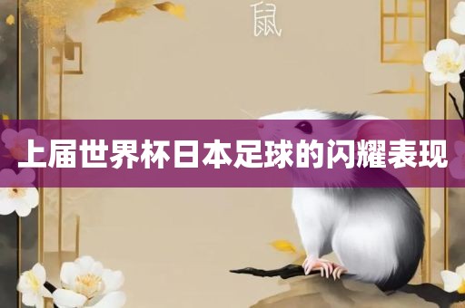 上届世界杯日本足球的闪耀表现洛阳市法福文化传播有限公司