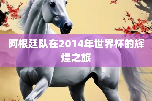 阿根廷队在2014年世界杯的辉煌之旅洛阳市法福文化传播有限公司