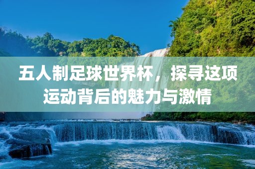 五人制足球世界杯，探寻这项运动背后的魅力与激情洛阳市法福文化传播有限公司