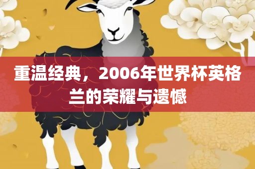 重温经典，2006年世界杯英格兰的荣耀与遗憾洛阳市法福文化传播有限公司