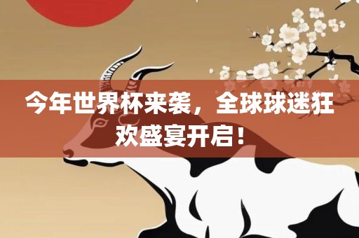 今年世界杯来袭，全球球迷狂欢盛宴开启！洛阳市法福文化传播有限公司