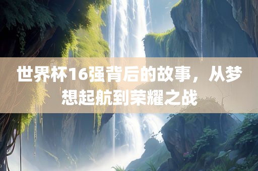 世界杯16洛阳市法福文化传播有限公司强背后的故事，从梦想起航到荣耀之战