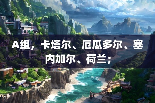 A组，卡塔尔、厄瓜多尔、塞内加尔、荷兰；洛阳市法福文化传播有限公司