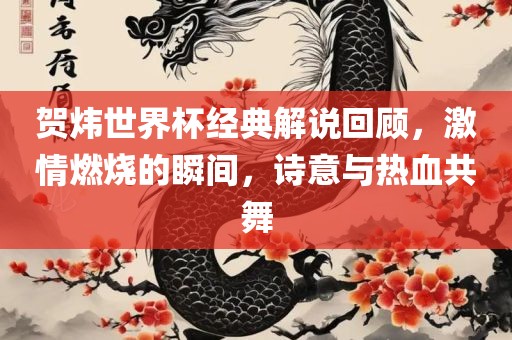 贺炜世界杯经典解说回顾，激情燃烧的瞬间，诗意与热血共舞