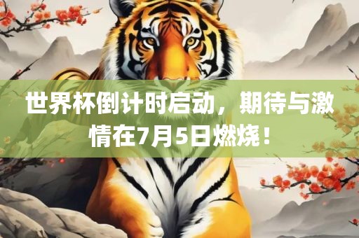 世界杯倒计时启动，期待与激情在7月5日燃烧！洛阳市法福文化传播有限公司